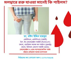 পায়ুপথে রক্তক্ষরন